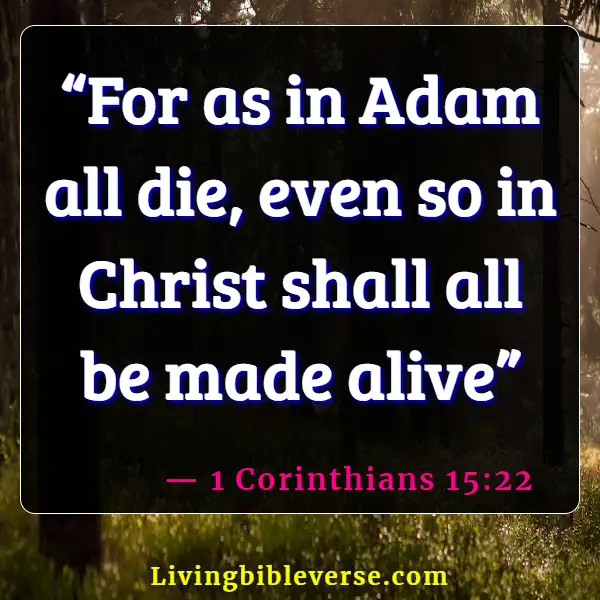Bible Verses About Accepting Death (1 Corinthians 15:22)