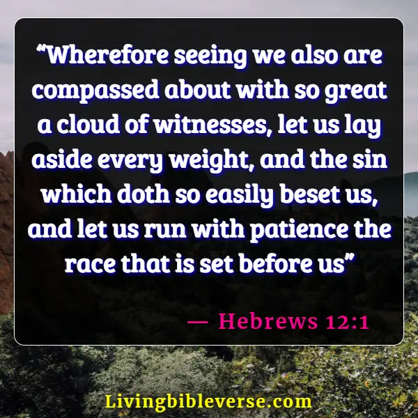 Bible Verse Endurance Produces Character (Hebrews 12:1)