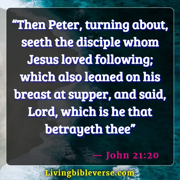 Bible Verses About Jesus Teaching His Disciples (John 21:20)