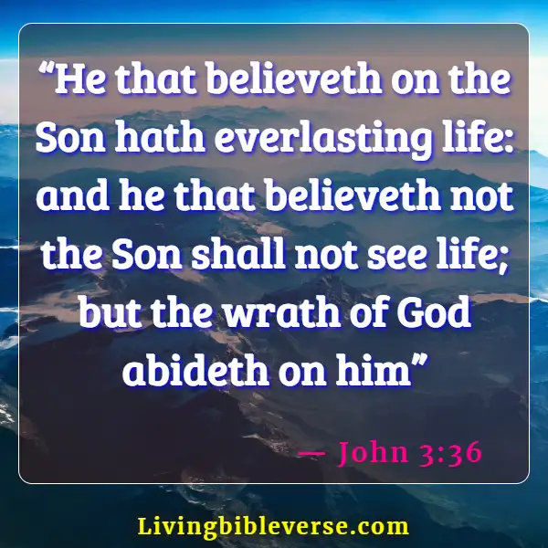 Bible Verses About Guaranteed Salvation (John 3:36)
