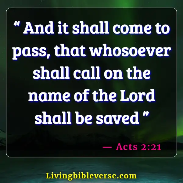 Bible Verse About Getting Saved (Acts 2:21)