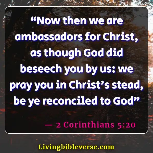 Bible Verses About Being In Christ (2 Corinthians 5:20)