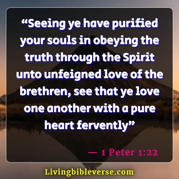 Bible Verses About God Desiring A Relationship With Us (1 Peter 1:22 )