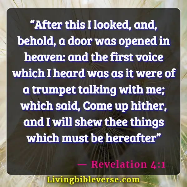 Bible Verses About Opening Up Your Heart To God (Revelation 4:1)