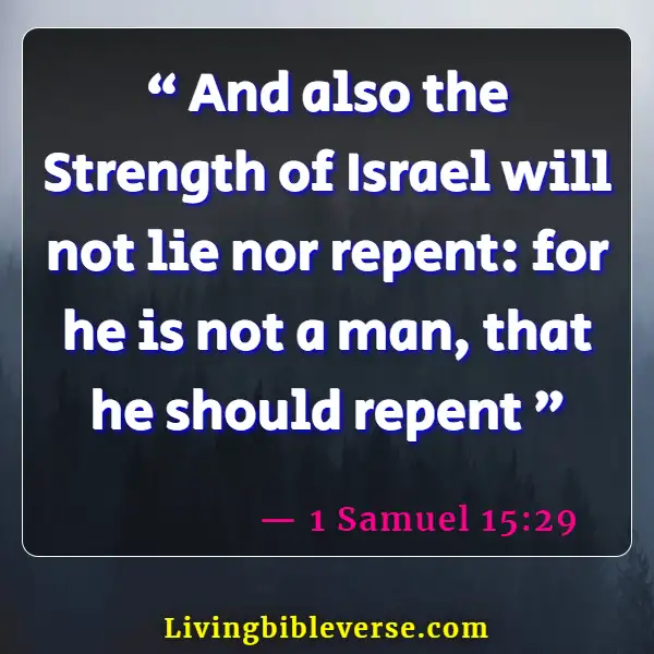 Bible Verse For Consistency (1 Samuel 15:29)