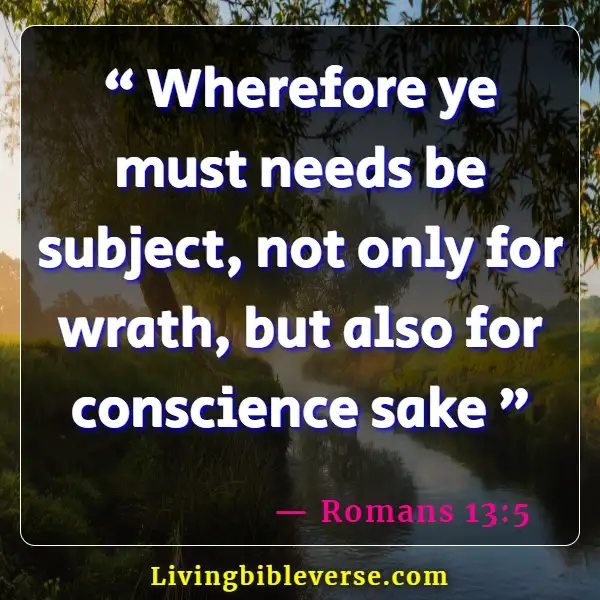 Bible Verse For Consistency (Romans 13:5)