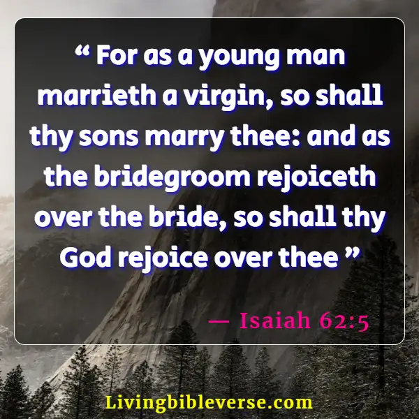Bible Verse For Mother of The Bride (Isaiah 62:5)