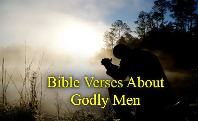 Bible Verses About Godly Men
