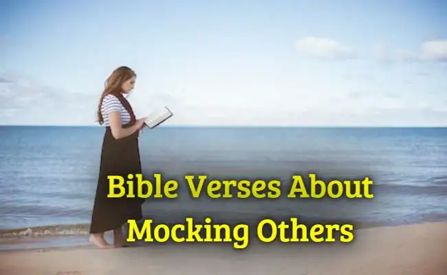 Bible Verses About Mocking Others
