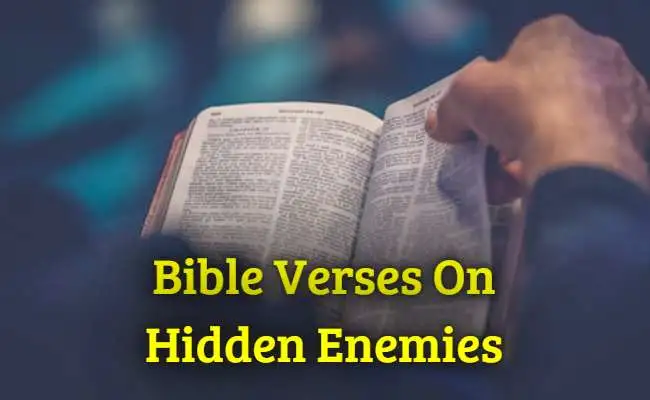 Bible Verses On Hidden Enemies