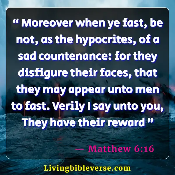 Revealing Bible Verses About Hypocrisy (Matthew 6:16)