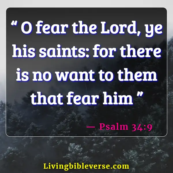 Bible Verse About A Woman Who Fears The Lord (Psalm 34:9)