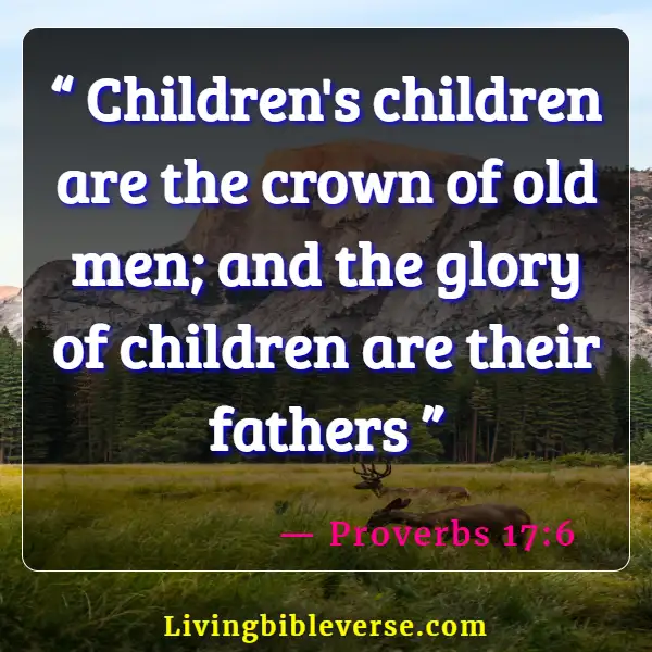 Bible Verse About Family Separation (Proverbs 17:6)