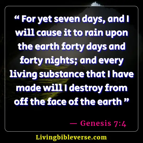 Bible Verse About Predicting The Weather (Genesis 7:4)