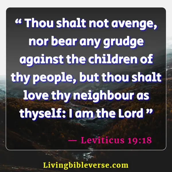 Bible Verse About Settling Out Of Court (Leviticus 19:18)