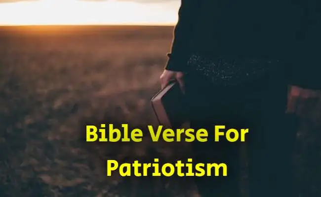 Bible Verse For Patriotism